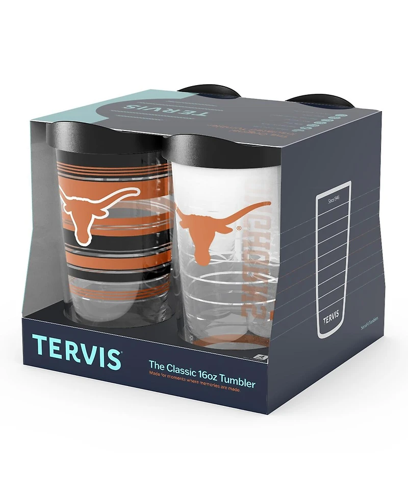 Tervis Texas Longhorns 4-Pack 16oz. Classic Tumbler Set