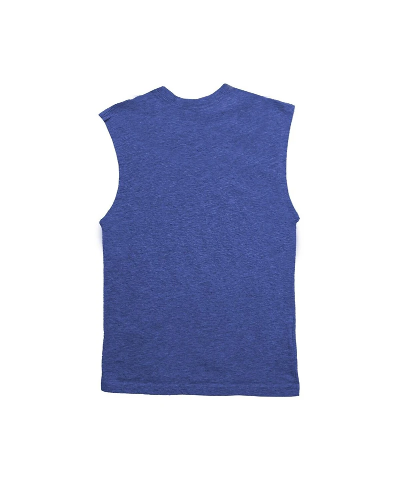 Wes & Willy Big Boys and Girls Heather Royal Buffalo Bills Muscle Tank Top