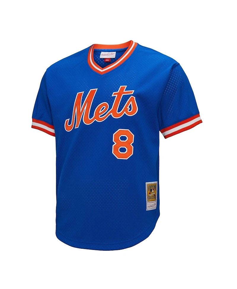 Mitchell & Ness Men's Gary Carter Royal New York Mets Big Tall Cooperstown Collection Mesh Batting Practice Jersey