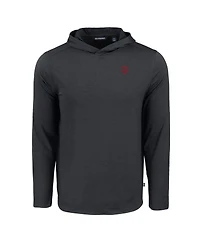 Cutter & Buck Men's Black Indiana Hoosiers Coastline Epic Comfort Long Sleeve Hoodie