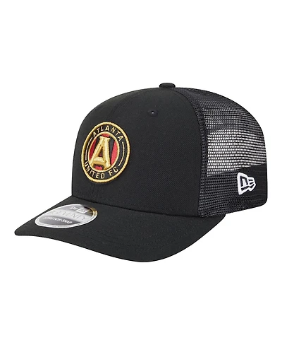 New Era Men's Black Atlanta United Fc Jersey Hook 9SEVENTY Adjustable Hat