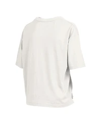 Pressbox Women's White Florida Gators Big Canvas Puff Castillo Motley Slub T-Shirt
