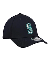 New Era Men's Navy Seattle Mariners Dash 39THIRTY Flex Hat