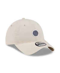 New Era Men's Beige San Diego Fc Micro Team Logo 9TWENTY Adjustable Hat