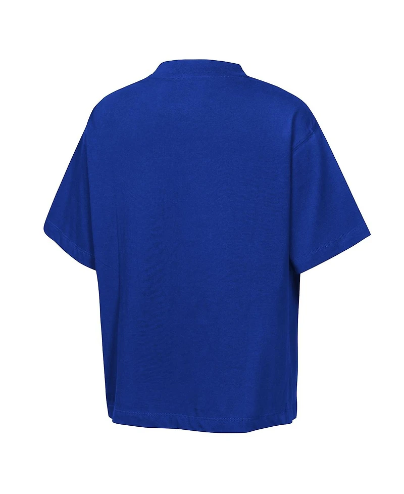 Outerstuff Big Boys and Girls Royal Chicago Cubs Premium World Class T-Shirt