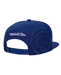 Mitchell & Ness Men's and Women's Royal Chicago Cubs Side Logo Snapback Hat