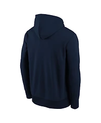 Nike Big Boys and Girls Navy Detroit Tigers Authentic Collection Therma-fit Hoodie
