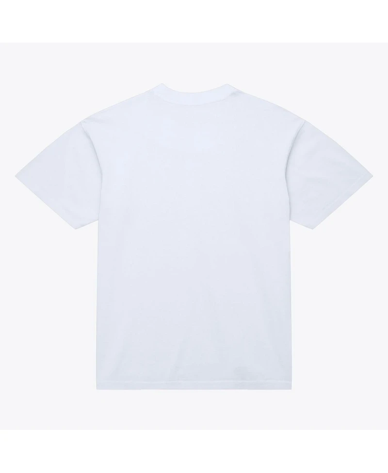 Mitchell & Ness Men's White Detroit Pistons Old English Classic T-Shirt