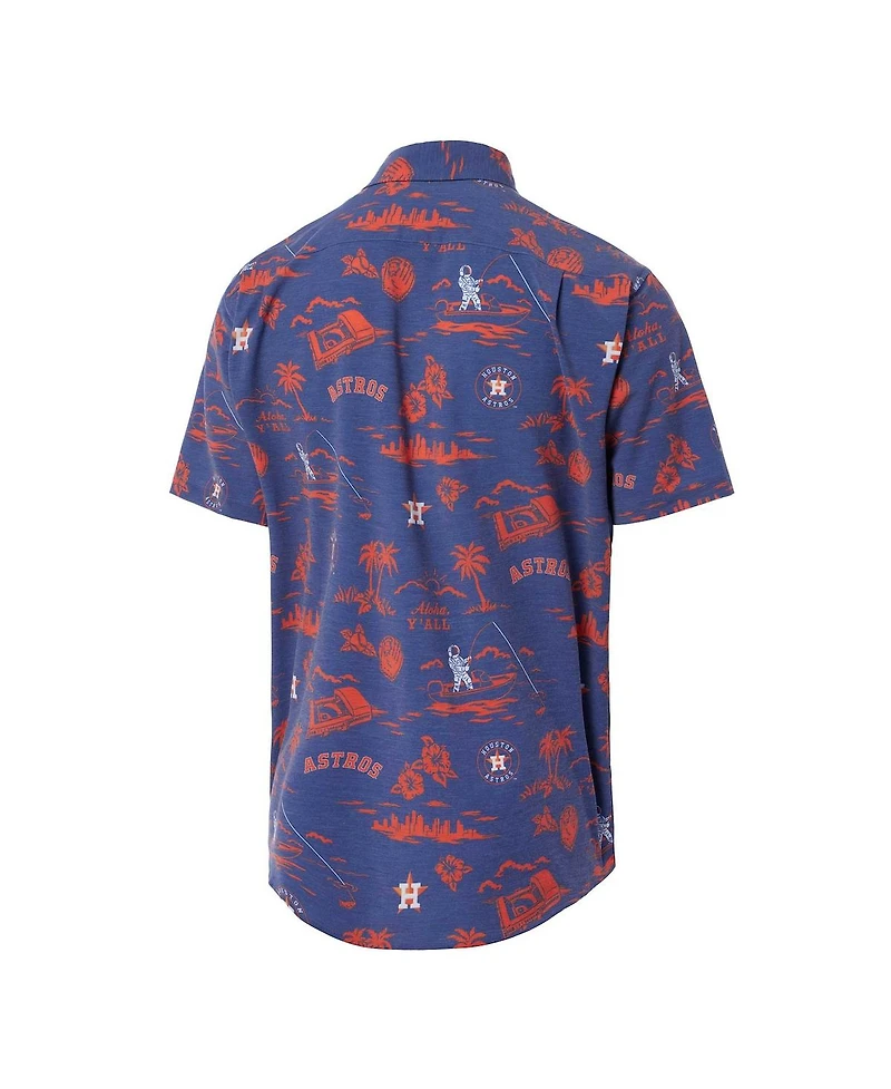 Reyn Spooner Men's Navy Houston Astros Kekai Button-Down Shirt