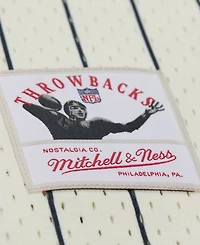 Mitchell & Ness Men's Cream Las Vegas Raiders Big Tall Heavyweight Mesh Button-Up Fashion Jersey