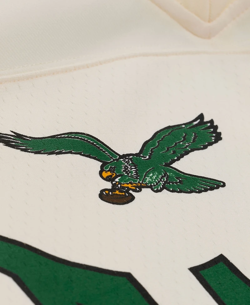 Mitchell & Ness Women's Randall Cunningham Cream Philadelphia Eagles Retired Player Cropped Fashion Jersey