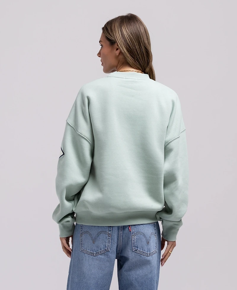 Mitchell & Ness Women's Green Philadelphia Phillies Yacht Rock Sweatshirt