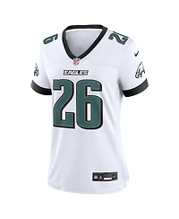 Nike Women's Saquon Barkley White Philadelphia Eagles Game Jersey
