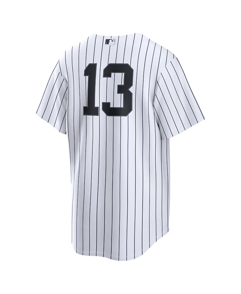 Nike Men's Jazz Chisholm Jr. White New York Yankees Home Replica Jersey