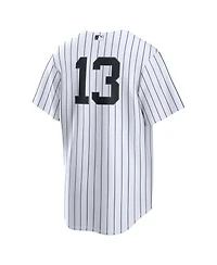 Nike Men's Jazz Chisholm Jr. White New York Yankees Home Replica Jersey