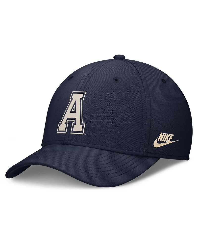 Nike Men's Navy Auburn Tigers Dri-fit Vintage Rise Swooshflex Flex Hat