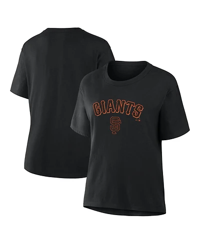 Fanatics Women's Black San Francisco Giants Lockup Legacy T-Shirt