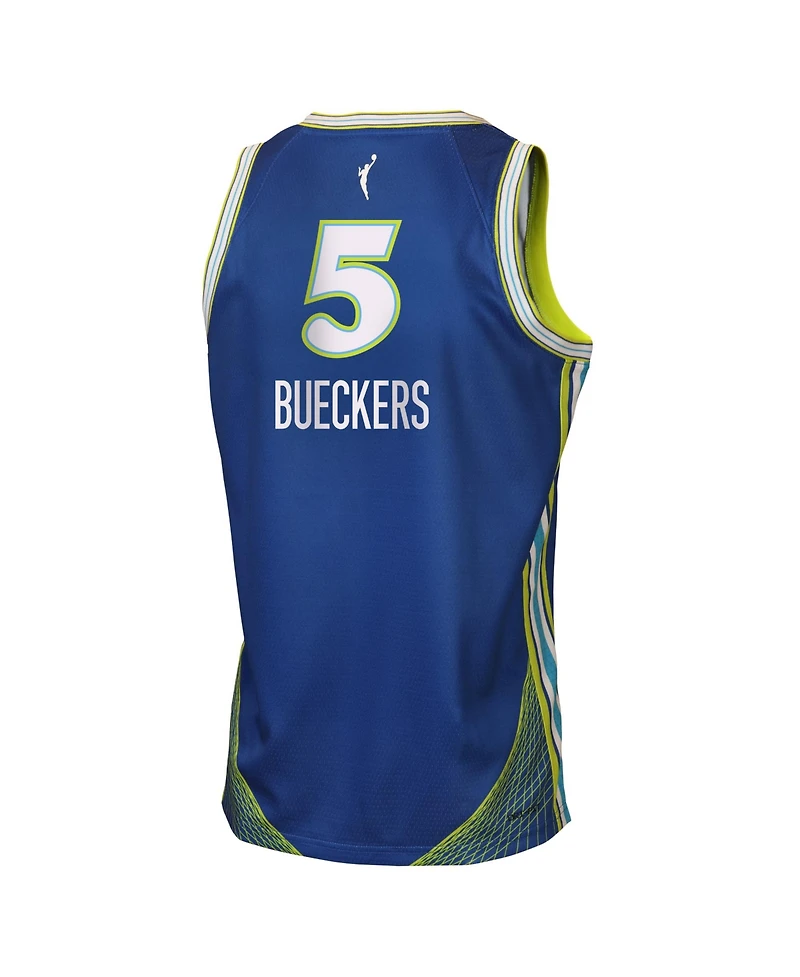 Nike Big Boys and Girls Paige Bueckers Blue Dallas Wings Victory Rebel Edition Jersey