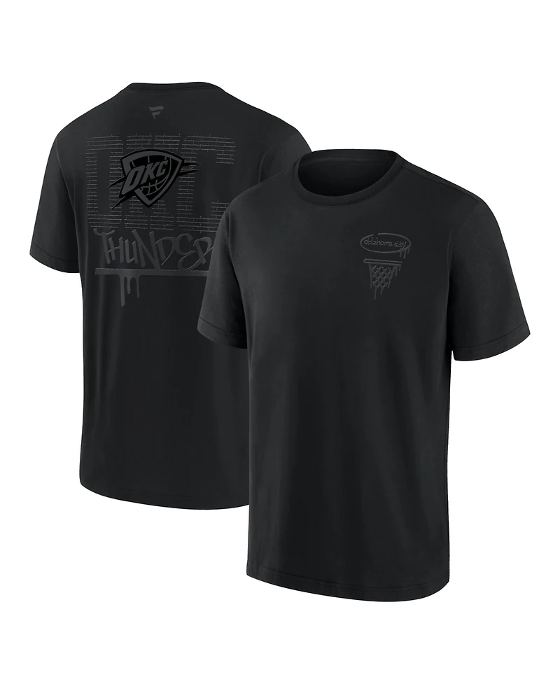 Fanatics Men's Oklahoma City Thunder Blackout Heavyweight T-Shirt