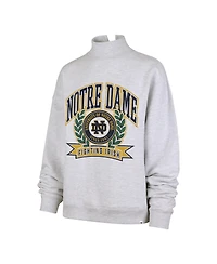 '47 Brand Women's Gray Notre Dame Fighting Irish Laurel Arch Mock Neck Sweatshirt