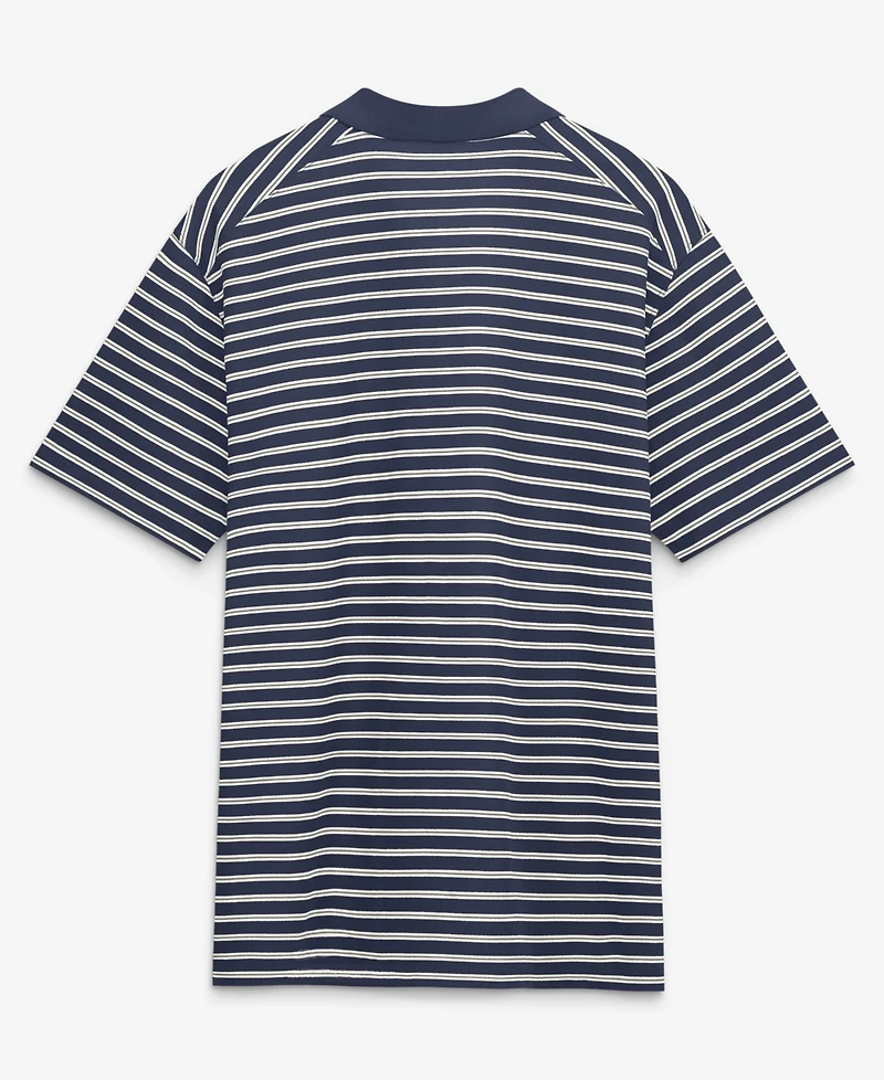 Nike Men's Navy New York Yankees Cooperstown Collection Dri-fit Victory Striped Polo Shirt