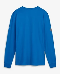 Nike Men's Blue Detroit Lions Sideline Bold Arch Star Dri-fit Long Sleeve T-Shirt