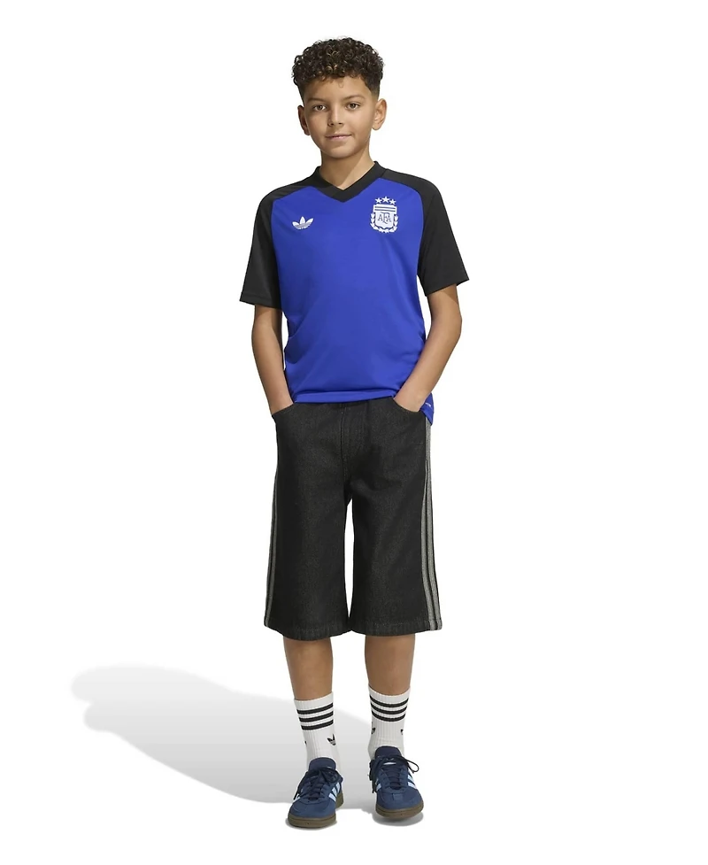 Adidas Big Boys and Girls Blue Argentina National Team 2026 Pre-Match Jersey