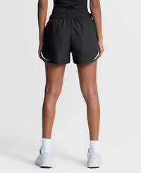 Nike Women's Black Pittsburgh Steelers Tempo Mid-Rise Dri-fit Shorts
