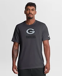 Nike Men's Anthracite Green Bay Packers Sideline Lead The Charge Legend Dri-fit T-Shirt