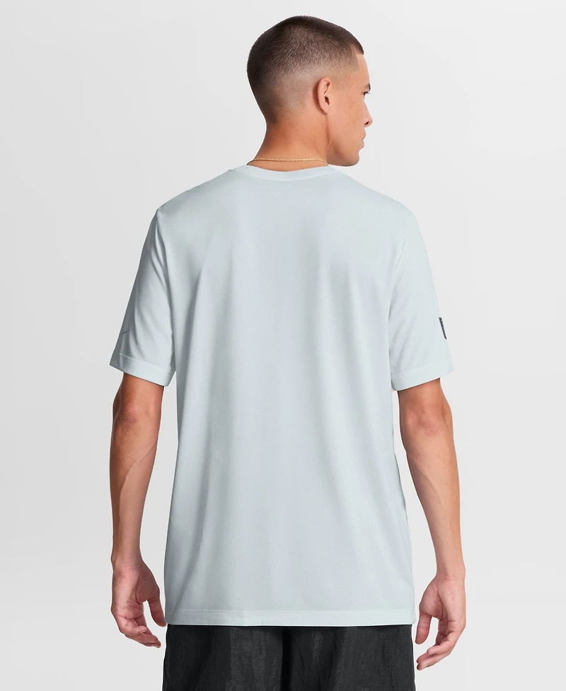 Nike Men's Silver Detroit Lions Sideline Lead The Charge Legend Dri-fit T-Shirt