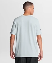 Nike Men's Silver Detroit Lions Sideline Lead The Charge Legend Dri-fit T-Shirt