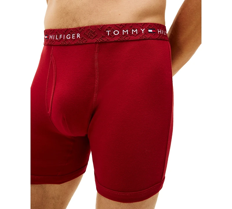 Tommy Hilfiger Men's Cotton Classics Boxer Briefs, 3-Pack