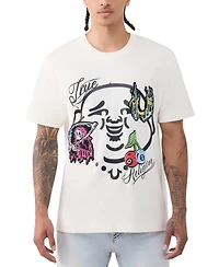True Religion Men's Buddha Face Logo Short-Sleeve T-Shirt