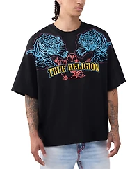 True Religion Men's Tiger Logo Short-Sleeve T-Shirt