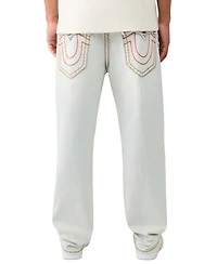 True Religion Men's Baggy Light Wash Relaxed-Fit Jeans