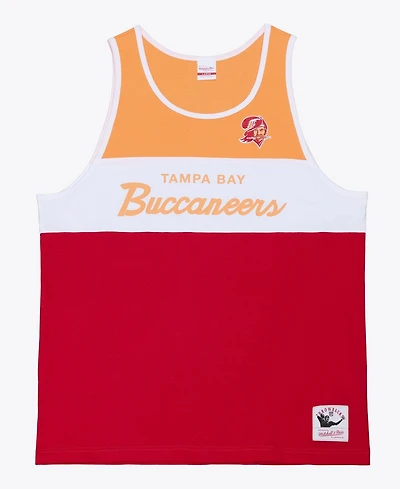 Mitchell & Ness Men's Red/Orange Tampa Bay Buccaneers Head Coach Tank Top