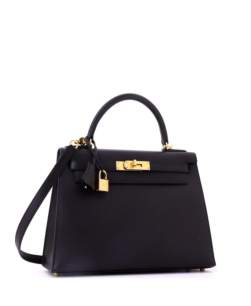 Pre-Owned HERMES Kelly Handbag Epsom with Gold Hardware