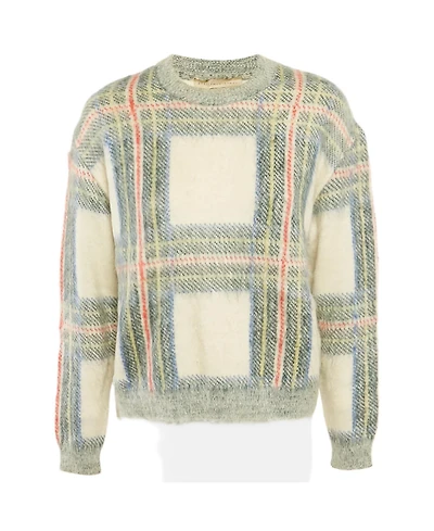 Pre-Owned Stella Mccartney Womens Plaid Mohair Sweater