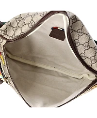 Pre-Owned Gucci Courrier Zip Belt Bag Gg Coated Canvas with Applique