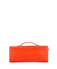 Pre-Owned Bottega Veneta Long Andiamo Top Handle Clutch Intrecciato Nappa