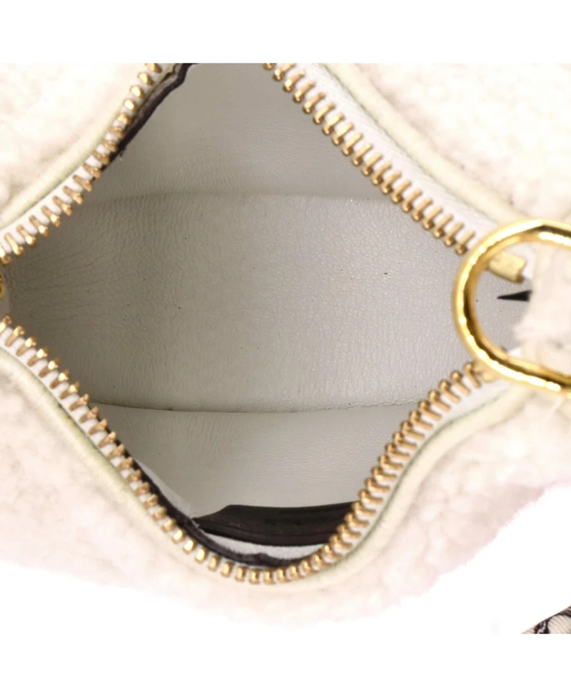 Pre-Owned Fendi Nano Fendigraphy Bag Shearling