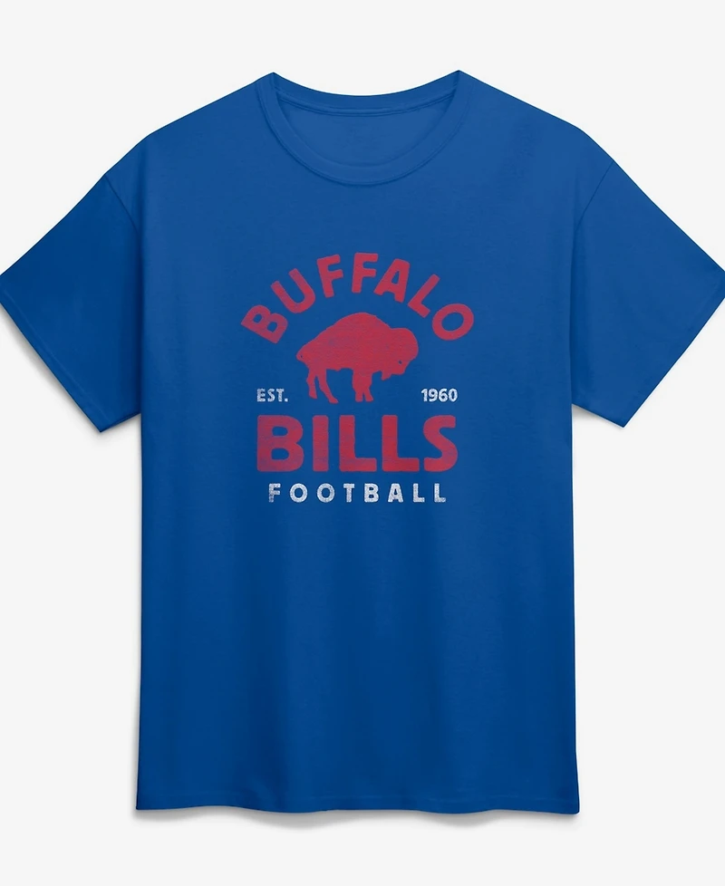 Logo Athletic Men's Royal Buffalo Bills Vintage Arch T-Shirt