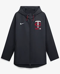 Nike Men's Navy Minnesota Twins Authentic Collection Raglan Therma-fit Full-Zip Hooded Jacket