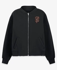 Fanatics Women's Black San Francisco Giants Oversized Rage Against Full-Zip Jacket