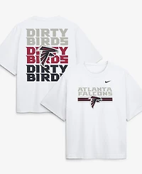Nike Women's White Atlanta Falcons Redesign Boxy T-Shirt