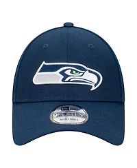 New Era Men's College Navy Seattle Seahawks Core Team 9FORTY Adjustable Hat