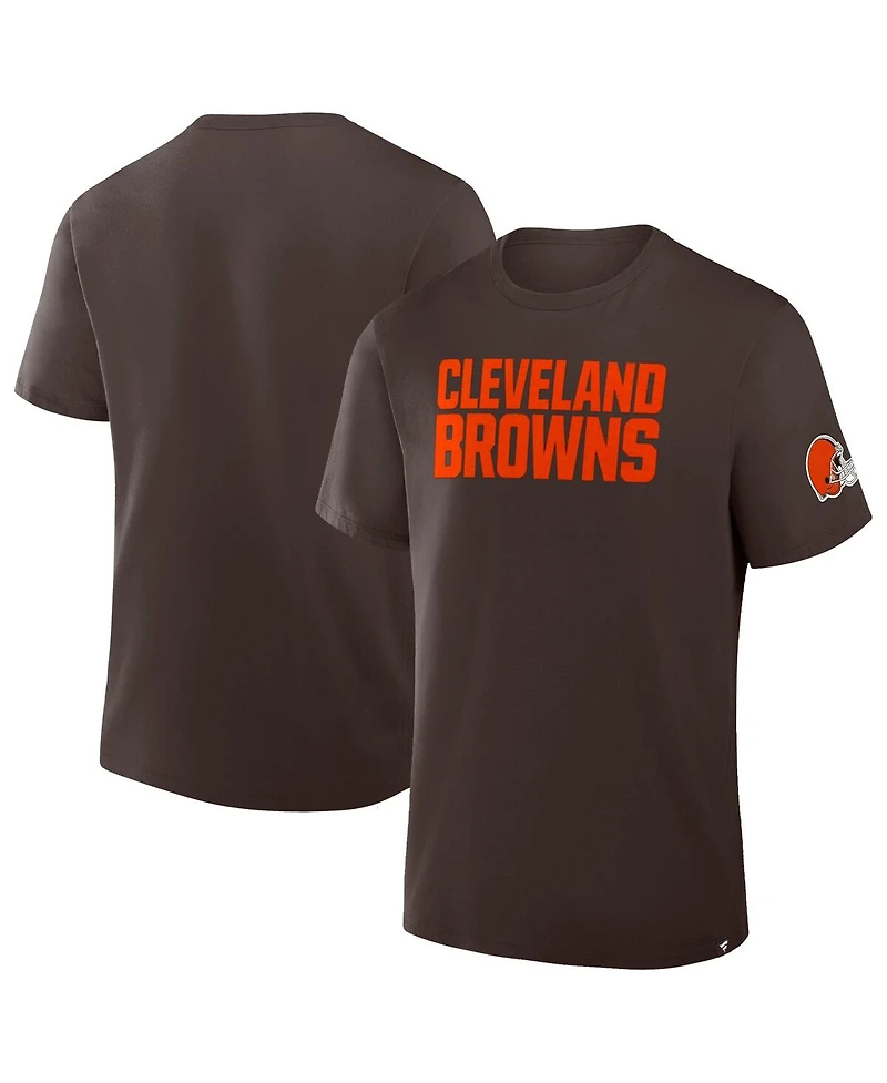 Fanatics Men's Brown Cleveland Browns Option Route Legacy T-Shirt