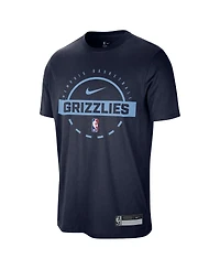 Nike Men's Navy Memphis Grizzlies 2025/26 On-Court Flare Performance Practice T-Shirt