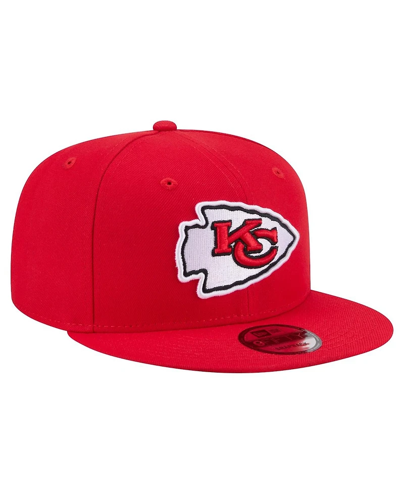 New Era Men's Red Kansas City Chiefs 9FIFTY Snapback Hat