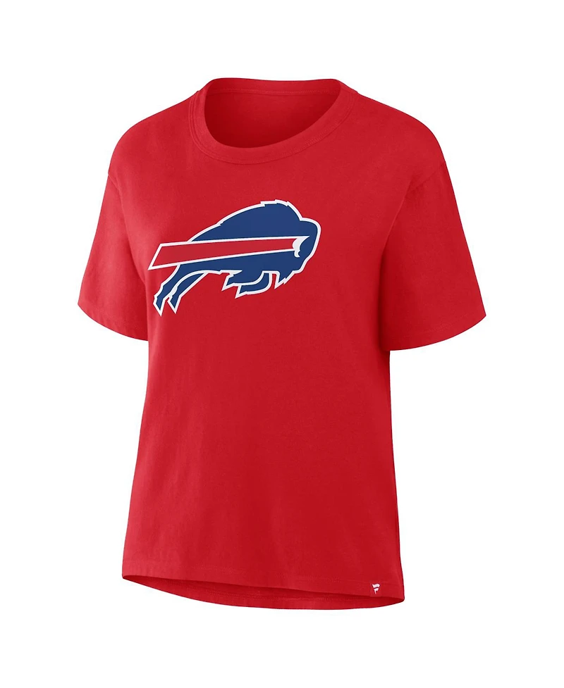 Fanatics Women's Red Buffalo Bills Essential Legacy T-Shirt